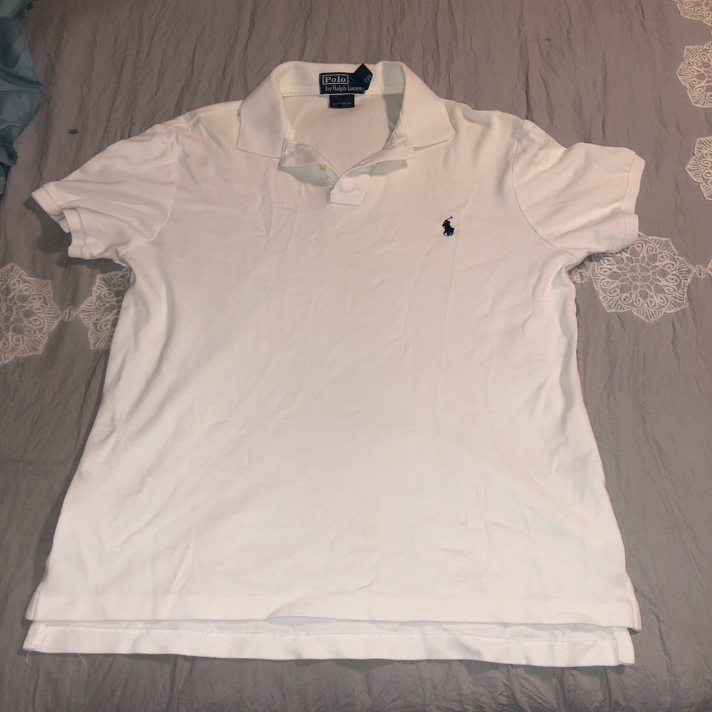Polo shirt sleeve collard shirt